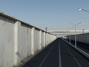 highway 3D-Modell