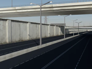 autoestrada Modelo 3D