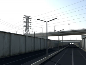 autoestrada Modelo 3D