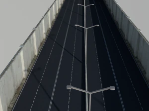 autoestrada Modelo 3D