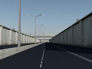 autoestrada Modelo 3D