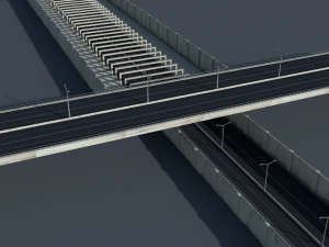 autoestrada Modelo 3D