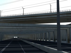 autoestrada Modelo 3D