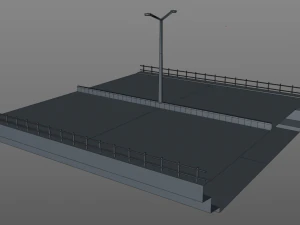 autoestrada Modelo 3D