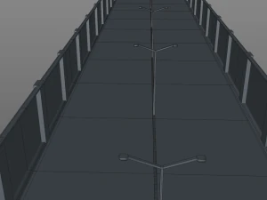 autoestrada Modelo 3D