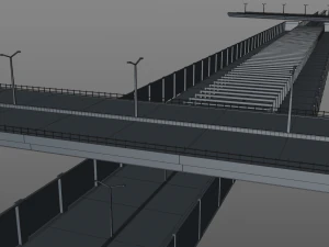 autoestrada Modelo 3D