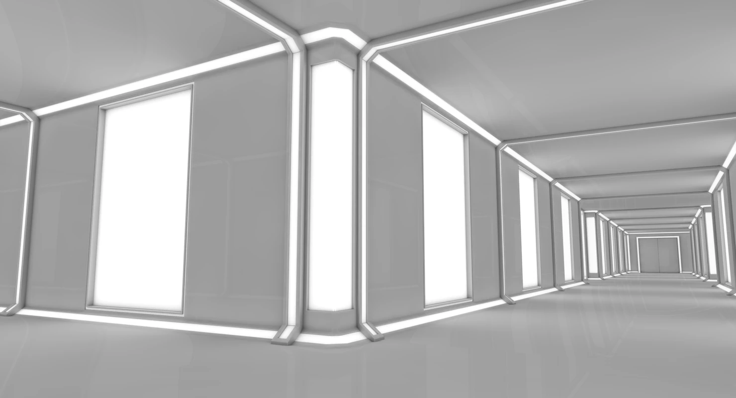 corridor 3D Model .c4d .max .obj .3ds .fbx .stl .blend 