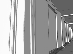 corridor 3D-Modell