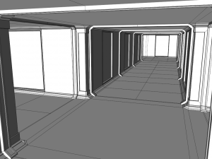 corridor 3D-Modell