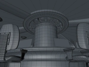 sci fi meeting room 3D Model