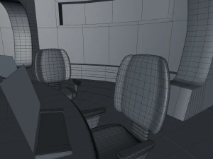sci fi meeting room 3D Model