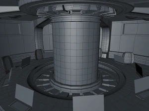 sci fi meeting room 3D Model