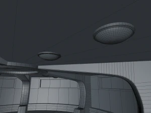 sci fi meeting room 3D Model