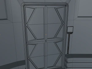 sci fi meeting room 3D Model