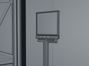 sci fi meeting room Modelo 3D
