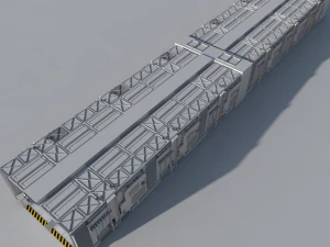 interior de fic&ccedil;&atilde;o cient&iacute;fica Modelo 3D