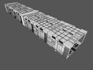 interior de fic&ccedil;&atilde;o cient&iacute;fica Modelo 3D