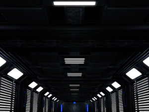 interior de fic&ccedil;&atilde;o cient&iacute;fica Modelo 3D