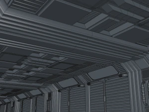 interior de fic&ccedil;&atilde;o cient&iacute;fica Modelo 3D