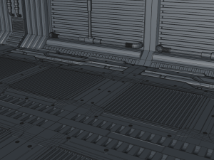 sci fi interior Modelo 3D