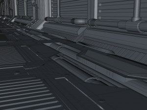 sci fi interior Modelo 3D