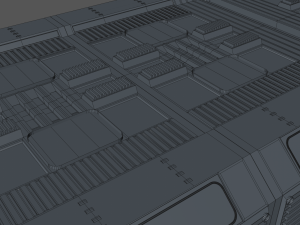 sci fi interior Modelo 3D