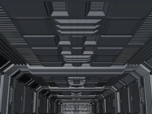 interior de fic&ccedil;&atilde;o cient&iacute;fica Modelo 3D