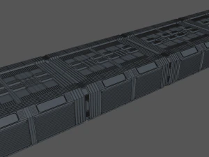 interior de fic&ccedil;&atilde;o cient&iacute;fica Modelo 3D