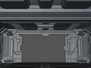 interior de fic&ccedil;&atilde;o cient&iacute;fica Modelo 3D