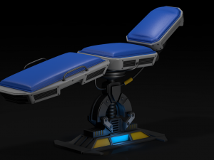 hospital bed 3D Model