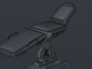 hospital bed 3D Model