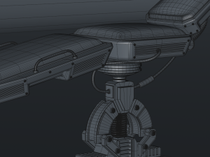 hospital bed Model 3D