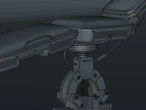 hospital bed 3D Model
