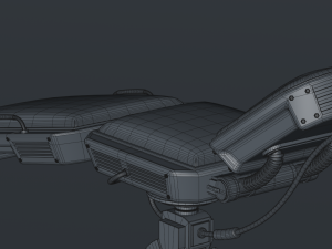 hospital bed Model 3D