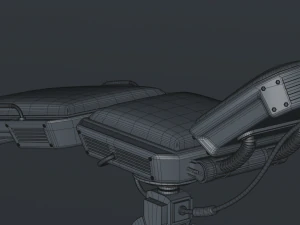 hospital bed 3D Model