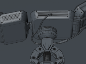 hospital bed Model 3D