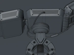 hospital bed 3D Model