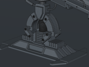 hospital bed Model 3D