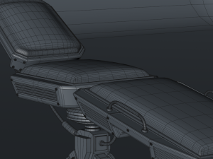 hospital bed Model 3D