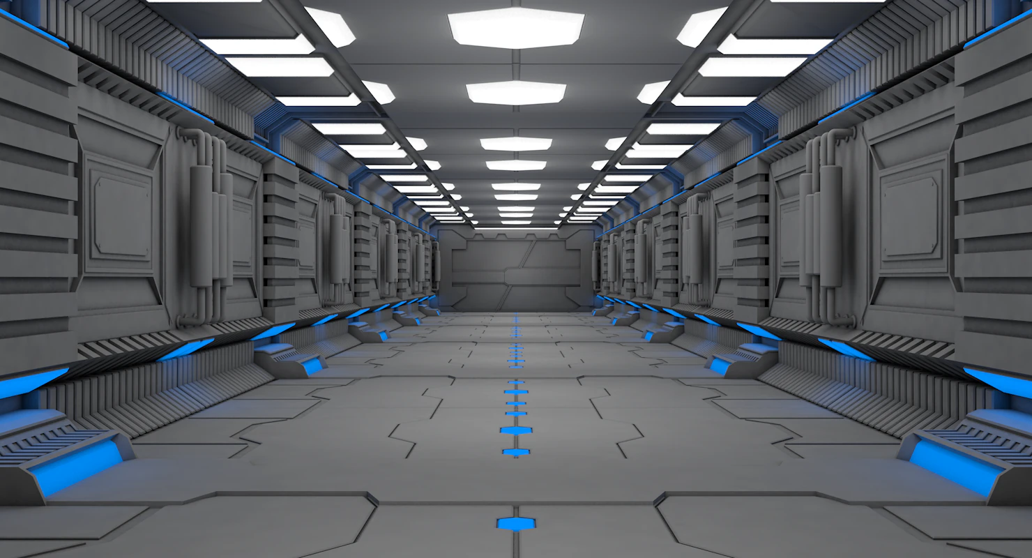 sci fi interior 3D Model .c4d .max .obj .3ds .fbx .stl .blend 