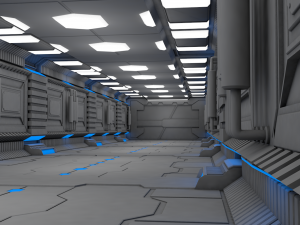 sci fi interior 3D Model