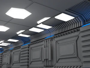 sci fi interior 3D Model