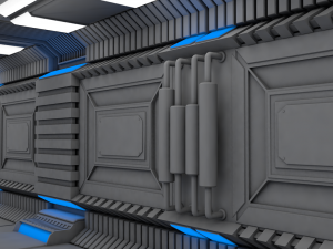 sci fi interior 3D Model