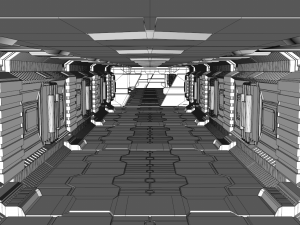 sci fi interior 3D Model