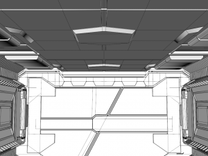 sci fi interior 3D Model