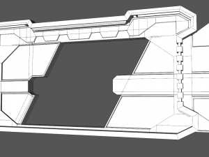 sci fi interior 3D Model