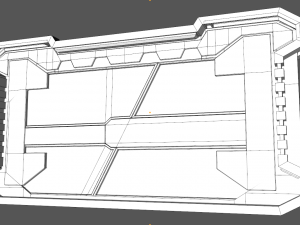 sci fi interior 3D Model