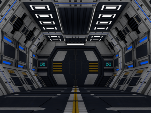 sci fi corridor 3D मॉडल