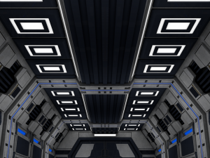 sci fi corridor 3D मॉडल