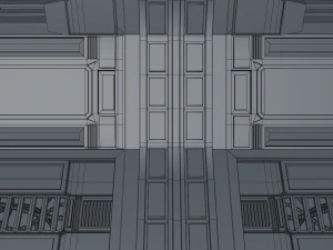 sci fi corridor 3D Model